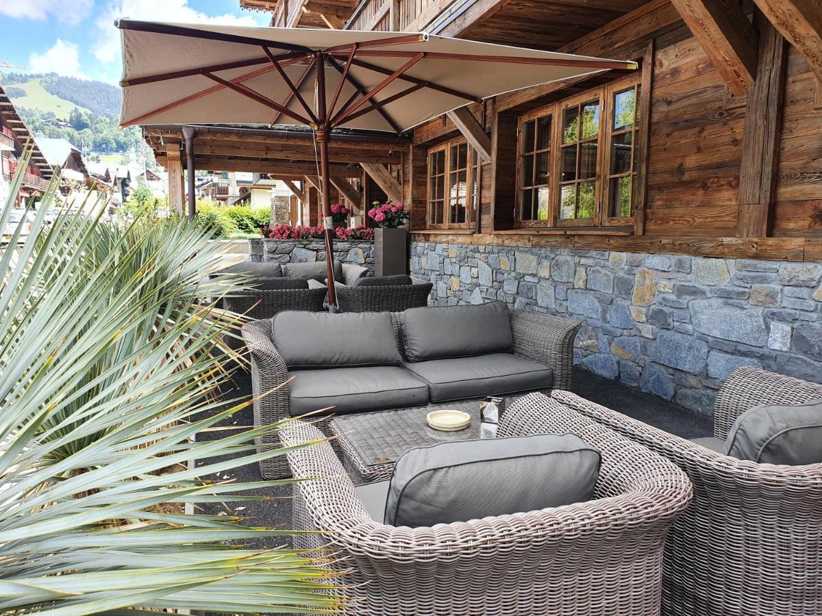 Le Chalet Blanc Megeve Luaran gambar