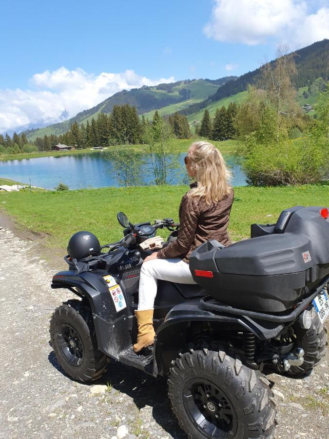 Le Chalet Blanc Megeve Luaran gambar