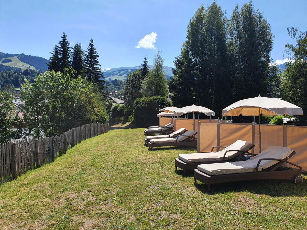 Le Chalet Blanc Megeve Luaran gambar