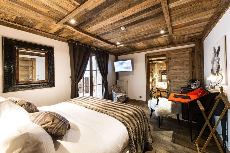 Le Chalet Blanc Megeve Luaran gambar