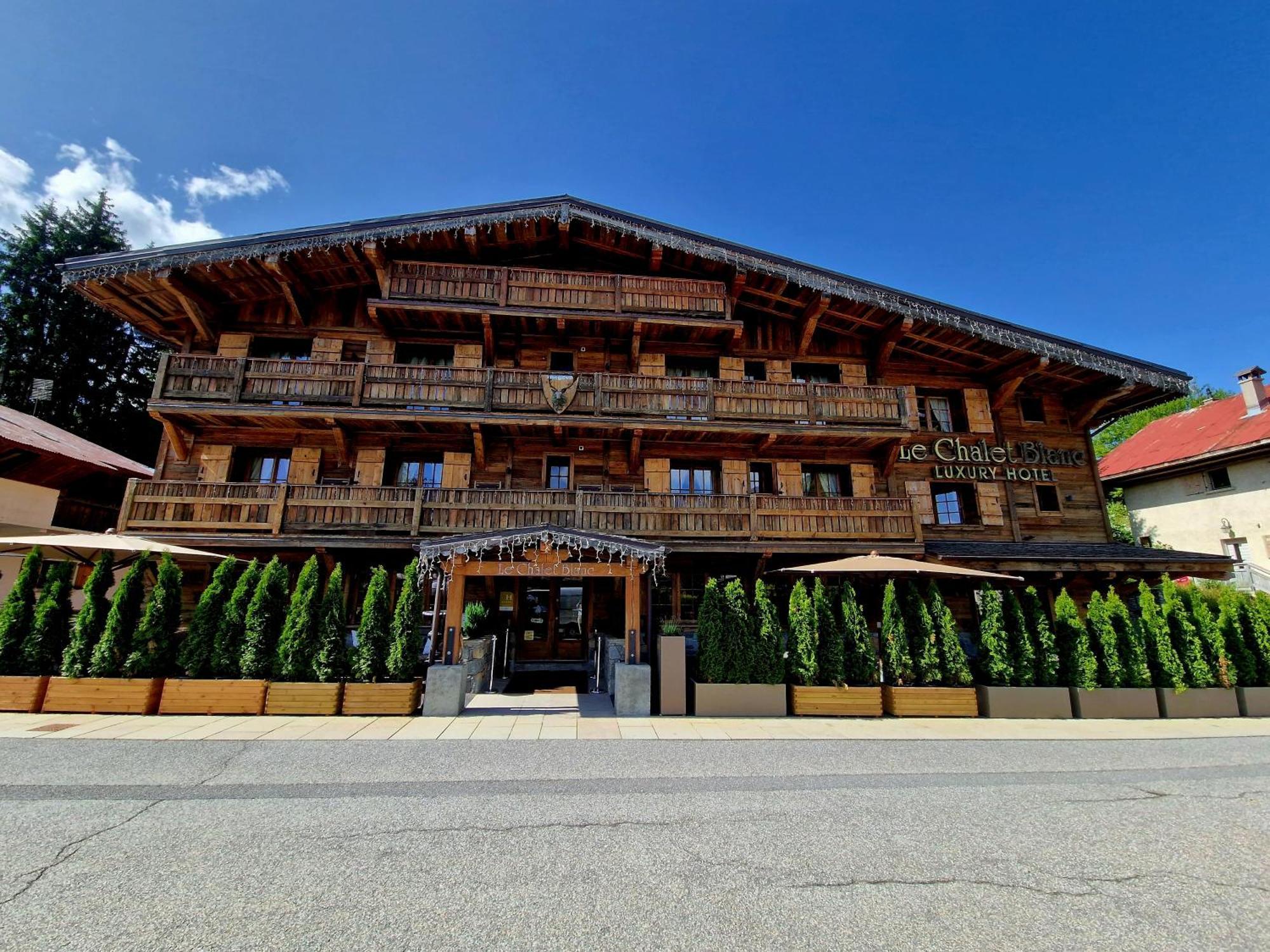 Le Chalet Blanc Megeve Luaran gambar