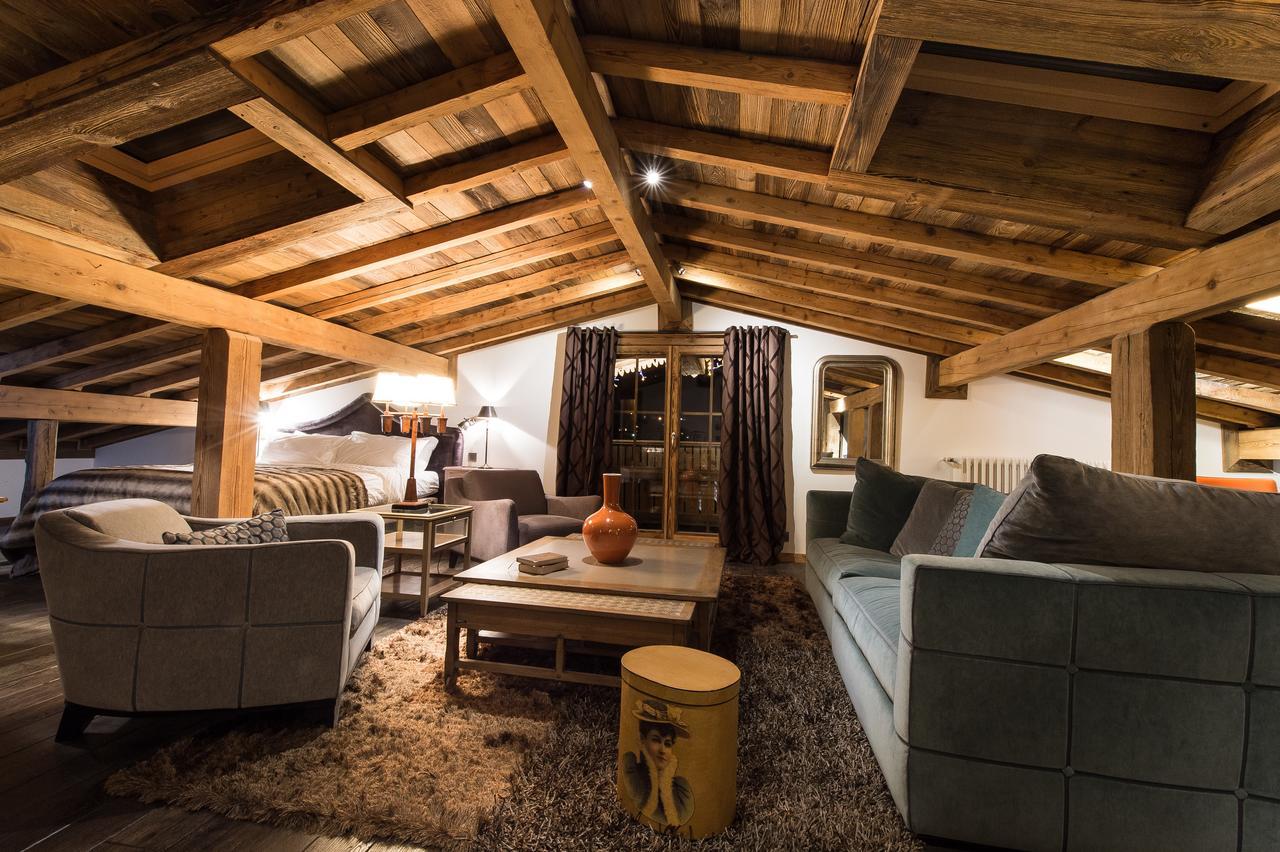 Le Chalet Blanc Megeve Luaran gambar