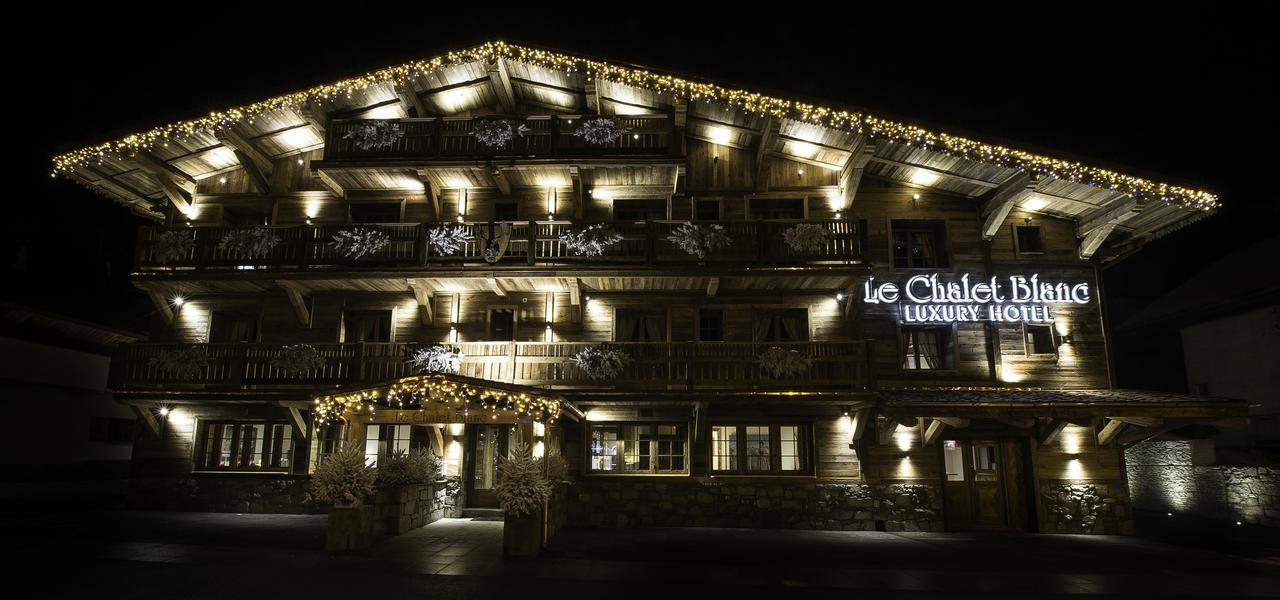 Le Chalet Blanc Megeve Luaran gambar