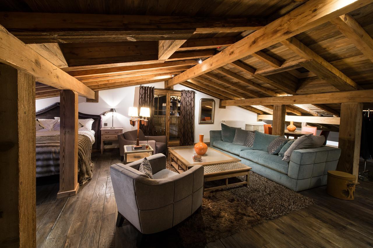 Le Chalet Blanc Megeve Luaran gambar