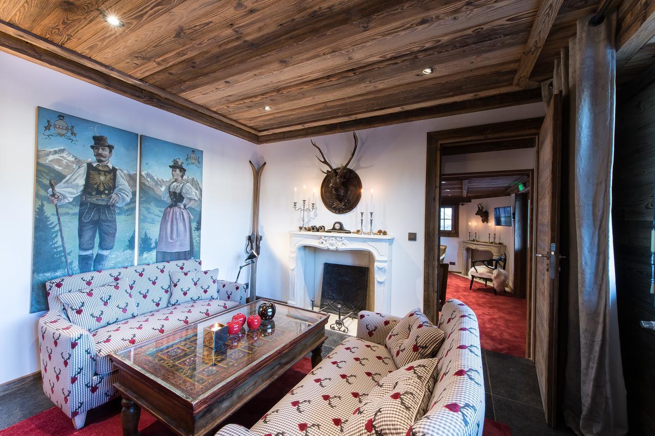 Le Chalet Blanc Megeve Luaran gambar